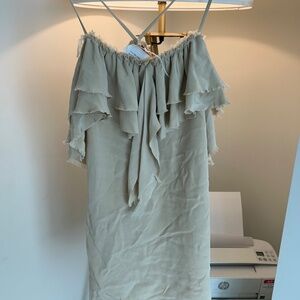 Ghita tiered mini dress